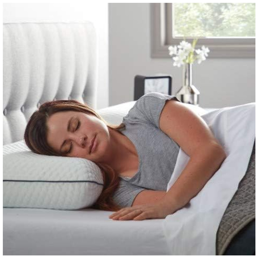 Travesseiro de Gel Ergonômico Respirável e Capa Lavável 63 x 1 UN WEEKENDER WKSS30GF Branco - Imagem 3