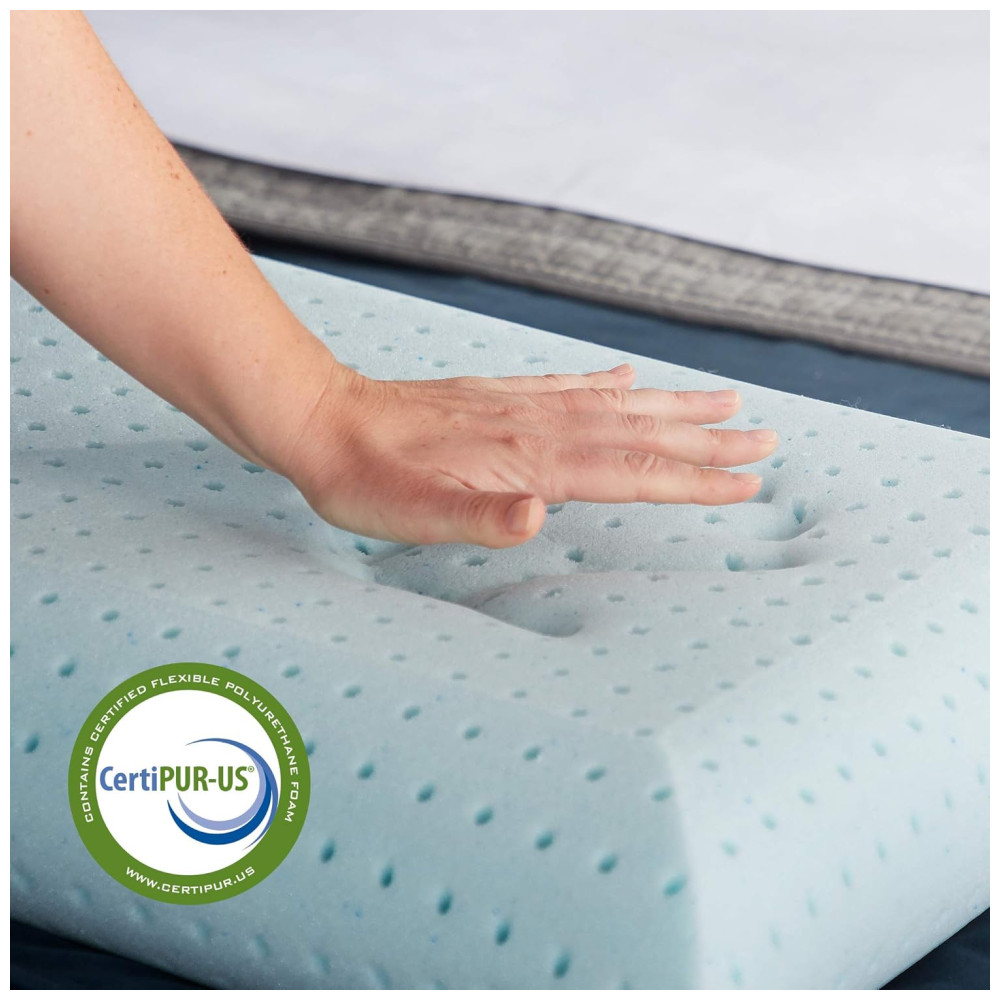 Travesseiro de Gel Ergonômico Respirável e Capa Lavável 63 x 1 UN WEEKENDER WKSS30GF Branco - Imagem 4