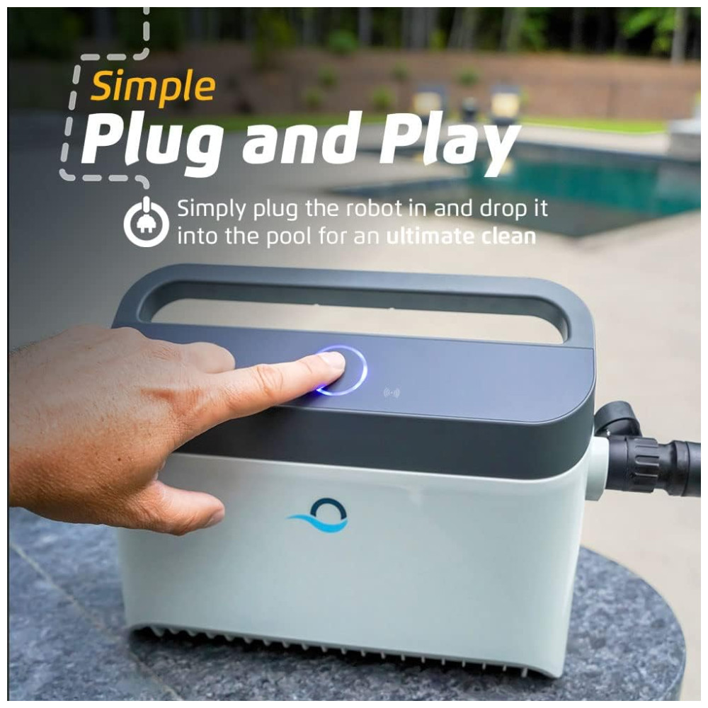 Robô Limpador de Piscina com Controle por APP Escalada em Parede e Filtros de Carga Superior para Fácil Manutenção Dolphin Nautilus CC Plus Preto - Imagem 5