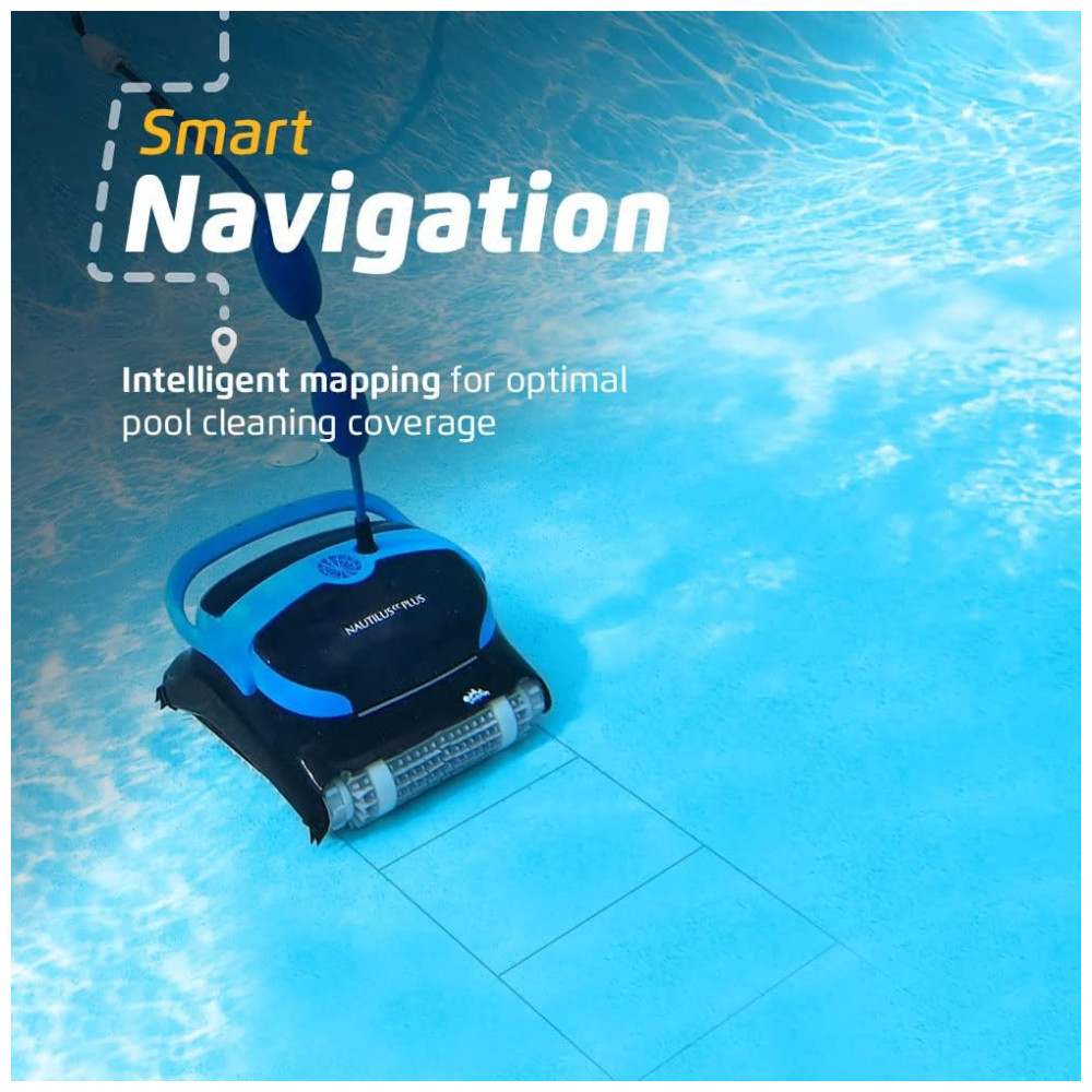 Robô Limpador de Piscina com Controle por APP Escalada em Parede e Filtros de Carga Superior para Fácil Manutenção Dolphin Nautilus CC Plus Preto - Imagem 6