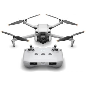 DJI Mini 3: Drone com Câmera 4K para Adultos 38min de Voo Transmissão de Vídeo de 10km Filmagem Vertical Real Retorno Automático por GPS Integrado