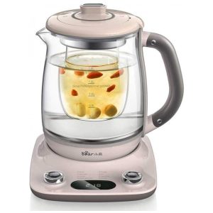 Chaleira Elétrica Bear 18 Litros com Infusor para Chá e Desligamento Automático 110V Rosa