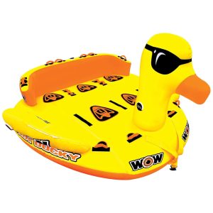 Boia Rebocável Inflável Para 3 Pessoas Resistente Amarela WOW SPORTS 19 1060 Amarelo