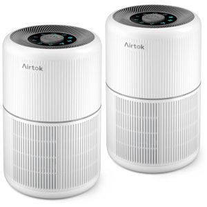 Purificador de Ar 2 em 1 para Ambientes Residenciais com Filtro de Alta Eficiência HEPA para Remoção de Impurezas até 01 MicrômetroAIRTOK