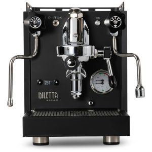 Máquina de Café Expresso em Aço Inoxidável com Controle de Temperatura PID e Modo Ecológico de Baixo Consumo 110V 1500W Diletta Bello Preta