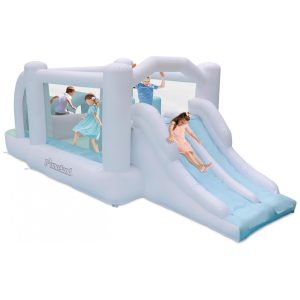 Pula-Pula com Obstáculos Bounceland Dream Combo Slides 564m x 259m x 182m Inflador Incluso com GFCI Escorregadores Duplos Curso de Obstáculos