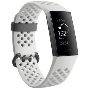 Charge 3 Fitness Activity Tracker Estados Unidos White FITBIT FB410GMWT Branco