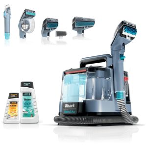 Extratora e Higiniezadora de Carpetes e Estofados com Acessórios Bônus e Soluções de Limpeza Shark PX202BRN StainStriker Azul