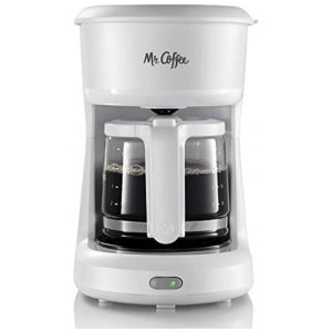 Mini Cafeteira Elétrica até 5 Xícaras com Pausa Automática 110V Mr. Coffee 2134286 Branca