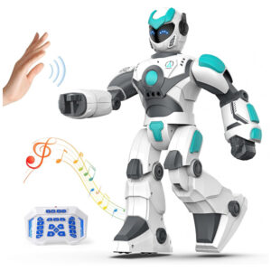 Robô Programável VATOS, Controle Remoto 2,4 GHz com Gestos, Voz e Bateria Recarregável para Crianças