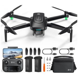Drone Holy Stone GPS com Câmera 4K EIS para Adultos HS175G Quadricoptero RC Dobrável com Retorno Automático e Seguimento 60 Minutos de Voo