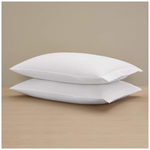 Conjunto de Fronhas de Percal Tamanho Padrão 2Un com Material Feito de 100% Algodão de Fibra Longa para Durabilidade e Maciez H by Frette Branco