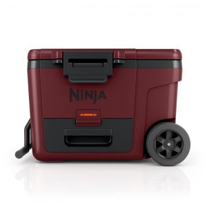Caixa Térmica com Rodas Ninja FrostVault 42 L Merlot Gaveta Dry Zone Isolada
