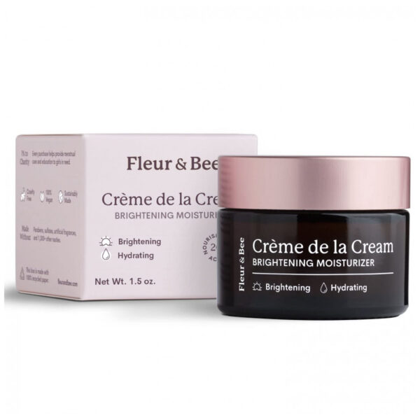 Creme Anti Idade Facial Vegano com Vitamina C, Hiperpigmentação e Corrector de Mancha Escura para Rosto, 44 mL, FLEUR BEE, Rosa