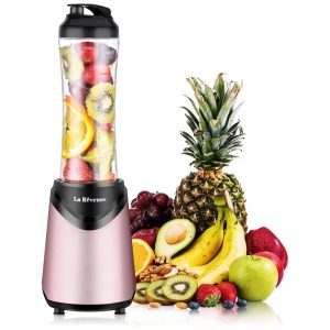 Liquidificador Pessoal Portátil com Copo de 550 mL 300W LA REVEUSE LARB1802S Rosa