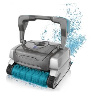 Robô Limpador de Piscina com Escalada de Parede e Forte Sucção Polaris NEO Cinza