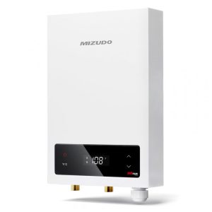 Aquecedor Elétrico de Água Instantâneo MIZUDO 11kW 240V Display Digital LED Até 98 L/min Alta Eficiência Energética