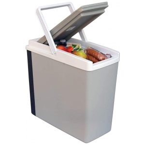 Mini Geladeira Cooler Automotiva Elétrico Portátil 18L 110v KOOLATRON P20 AZ Cinza