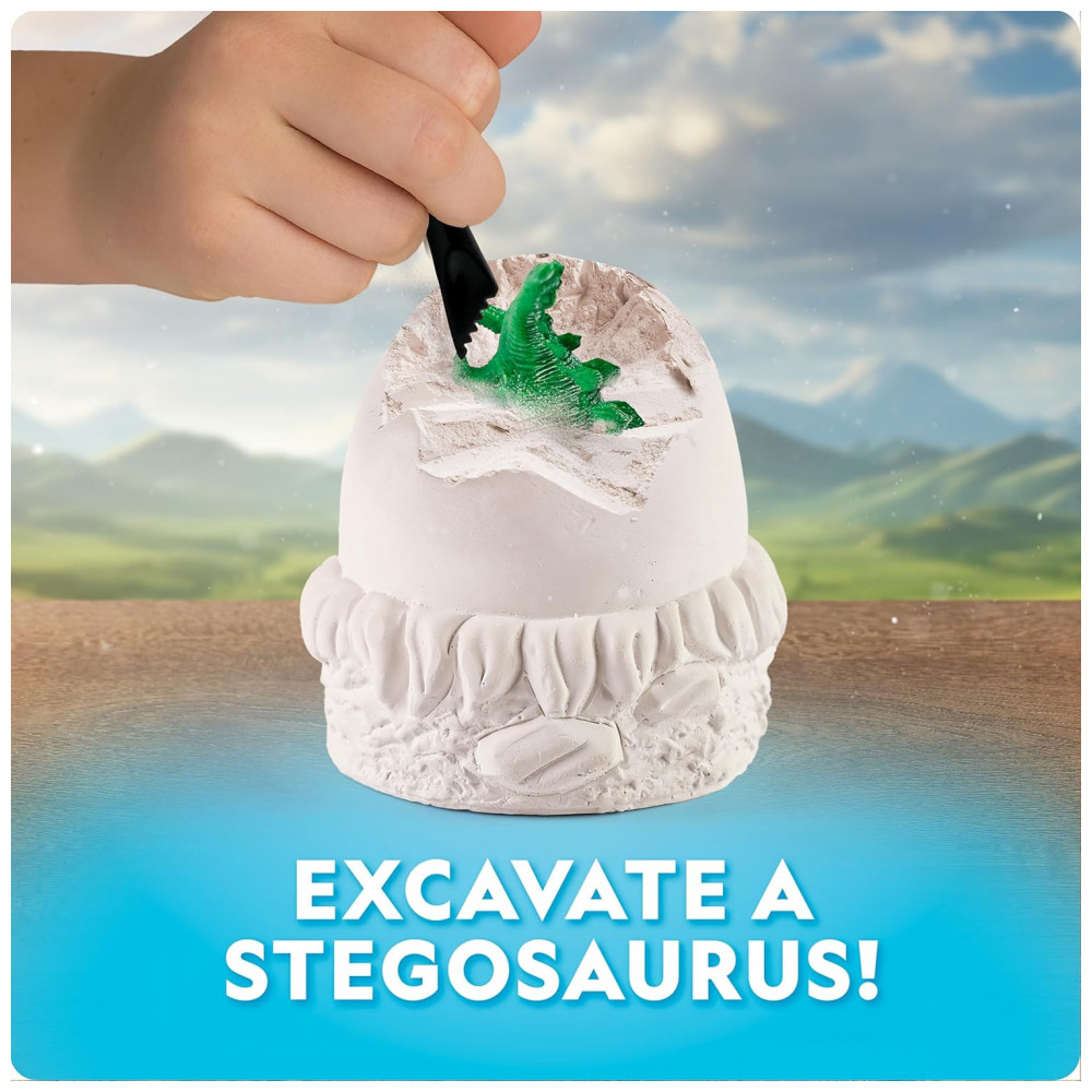 Giant Dinosaur Egg Activity Kit Multicolorido – 15+ Atividades de Dinossauros e Escavação, National Geographic - Imagem 4