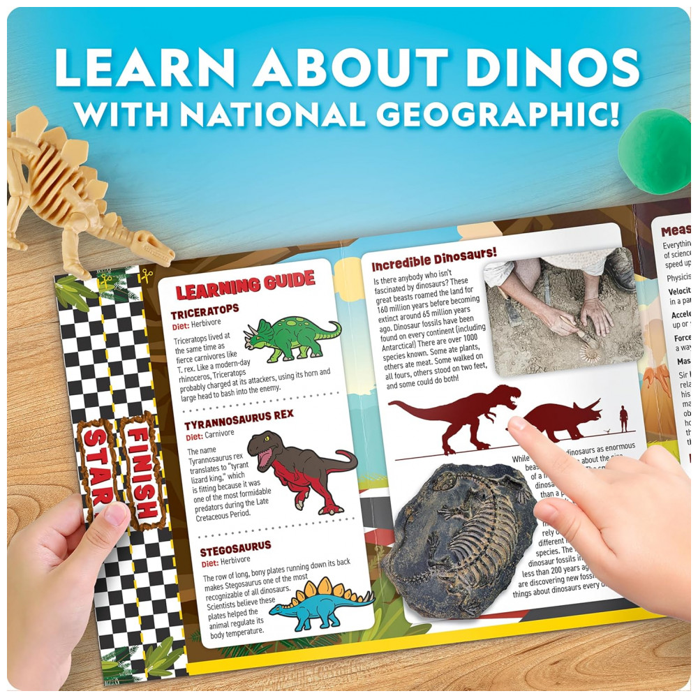 Giant Dinosaur Egg Activity Kit Multicolorido – 15+ Atividades de Dinossauros e Escavação, National Geographic - Imagem 6