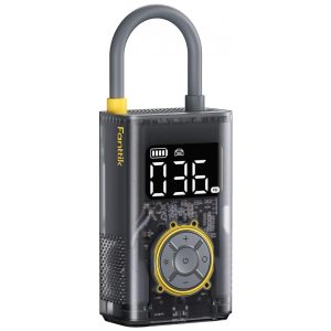 Inflador de Pneus Portátil Fanttik X9 Pro para Carros Compactos Bomba de Bicicleta Elétrica JetInflate de 1 Minuto com Medidor de Pressão de Pneus