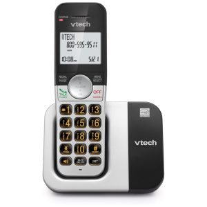 Telefone sem fio VTech com Display Amplo e Teclas Grandes Tecnologia DECT 6.0 Identificação de Chamadas Viva-Voz Modo ECO e Rediscagem dos Últimos 10 números.