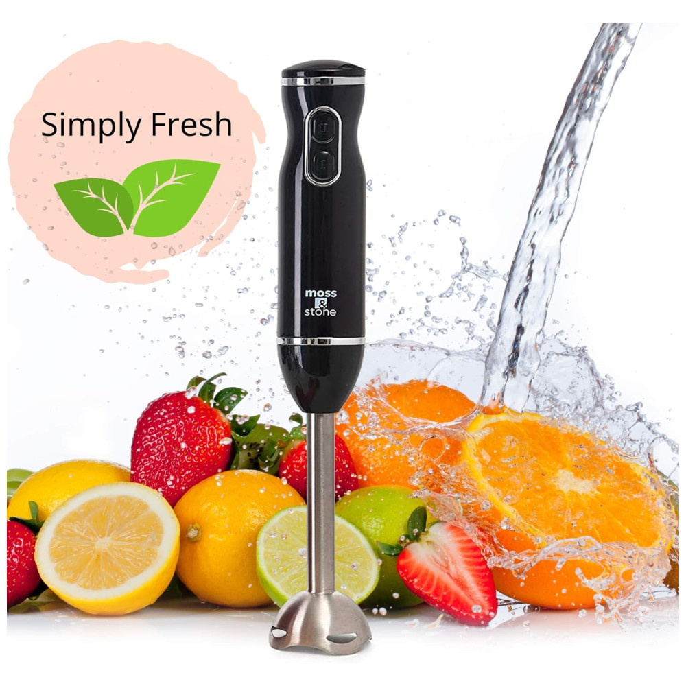 Mixer Multifuncional com Cabo Ergonômico Aço Inoxidável 300W 110v MOSS STONE Preto - Imagem 7