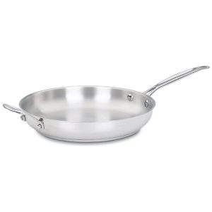 Frigideira em Aço Inoxidável de 30 cm com Alça Auxiliar Cuisinart Chef's-Classic 722-30H Prata