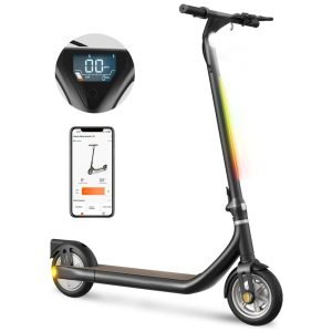 Patinete Elétrico para Adultos com Display de LED Peso Max 120kg e até 40km Atomi Verde