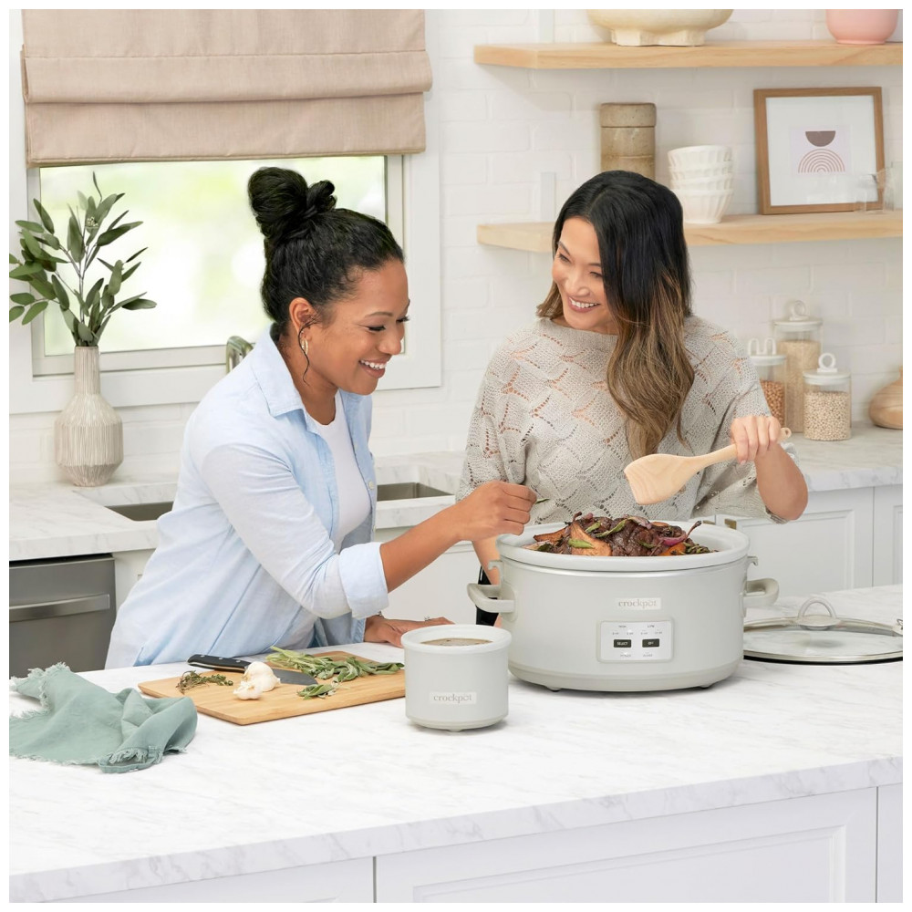 Panela Elétrica de Cozimento Lento CrockPot 6,62 litros Cook and Carry com Controle por Toque, 4 Configurações Programadas, - Imagem 8