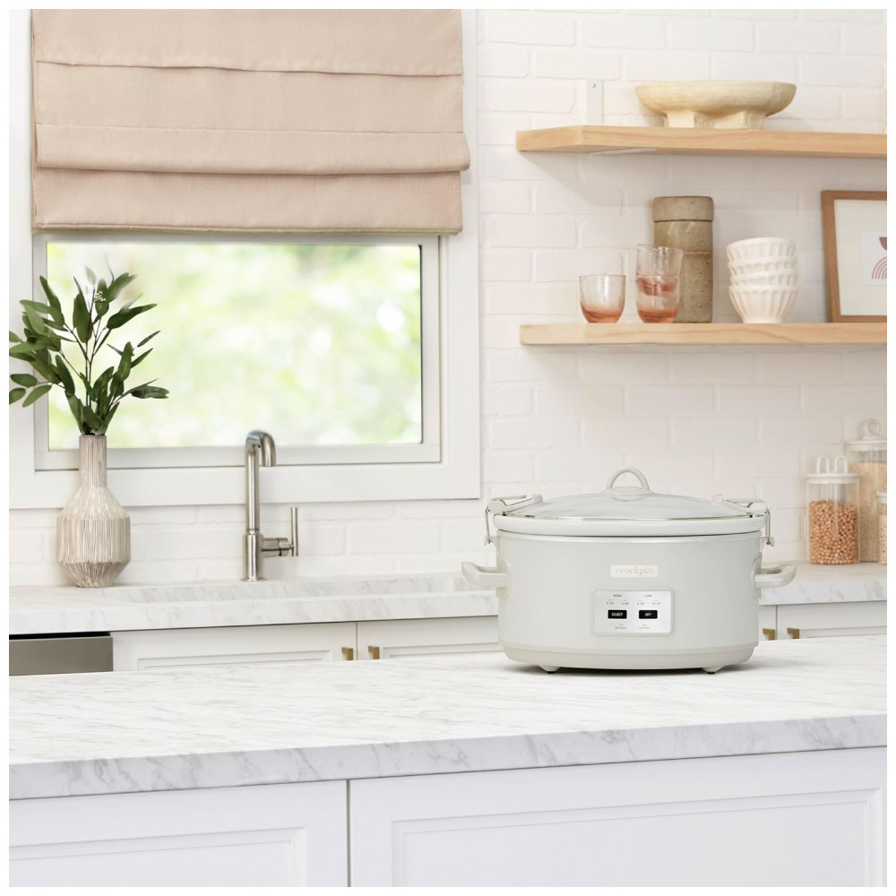 Panela Elétrica de Cozimento Lento CrockPot 6,62 litros Cook and Carry com Controle por Toque, 4 Configurações Programadas, - Imagem 9