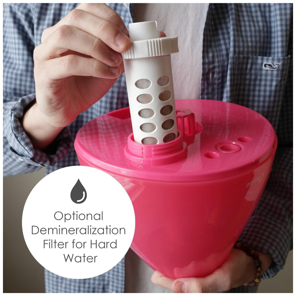 Umidificador Ultrassônico para Quarto com Névoa Fria 37 Litros Cobre 46 m2 Crane Rosa - Imagem 6