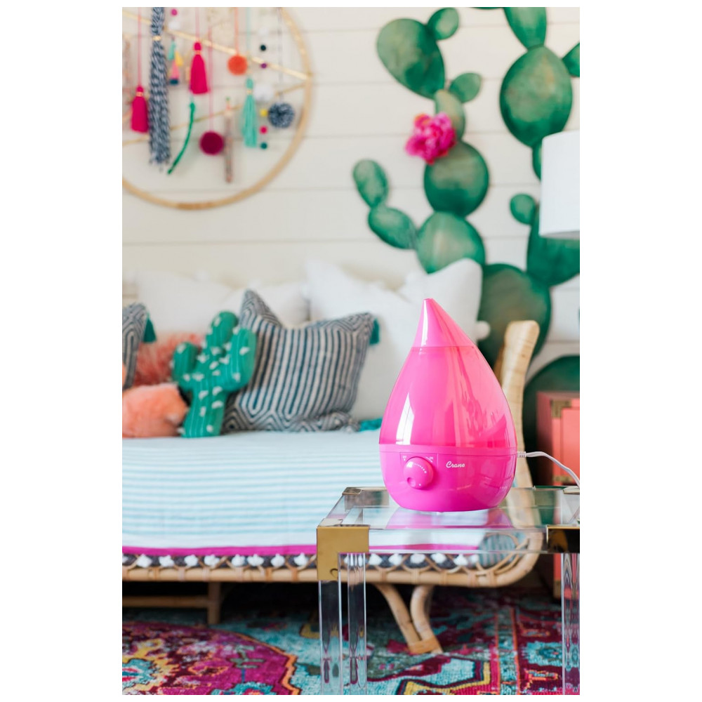 Umidificador Ultrassônico para Quarto com Névoa Fria 37 Litros Cobre 46 m2 Crane Rosa - Imagem 7