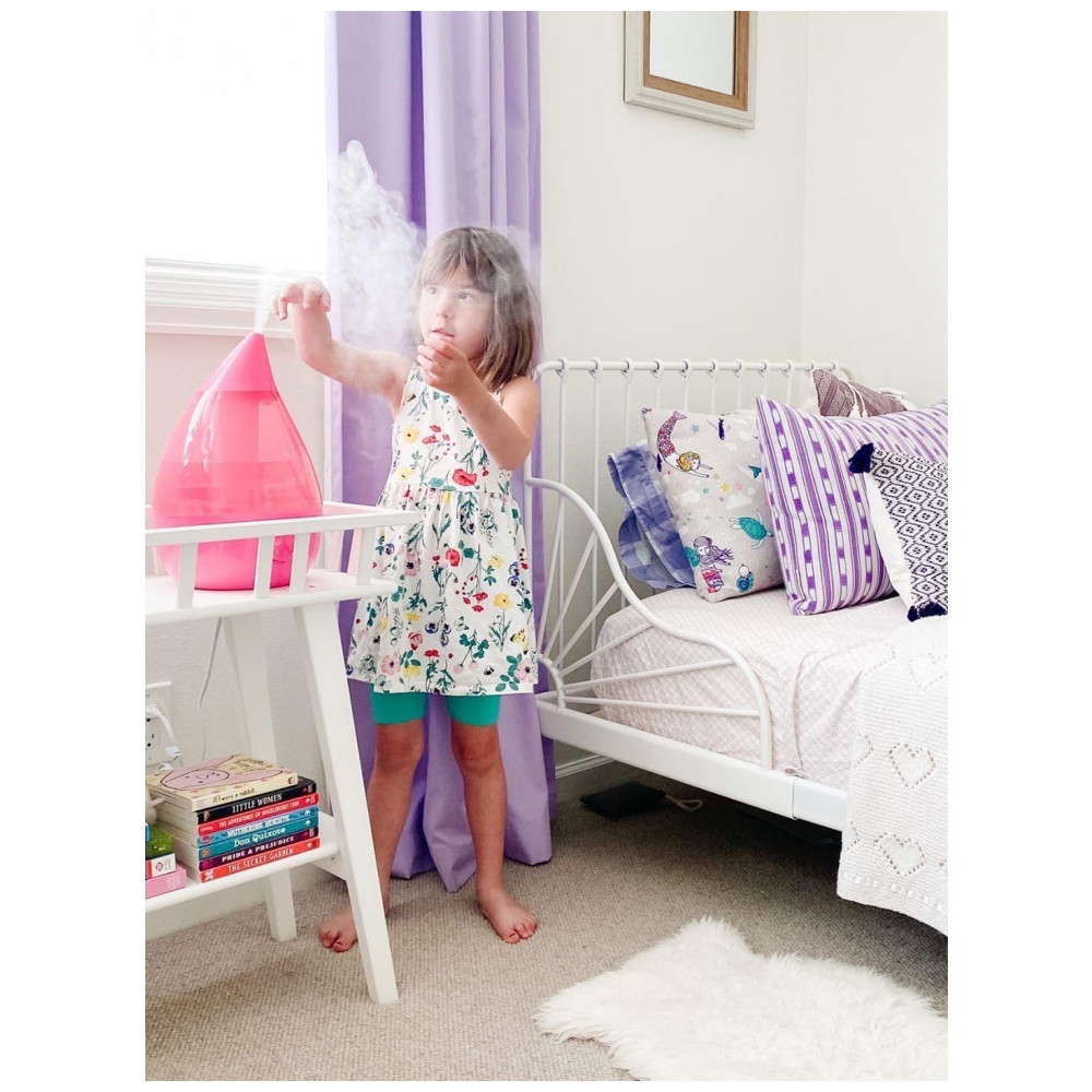 Umidificador Ultrassônico para Quarto com Névoa Fria 37 Litros Cobre 46 m2 Crane Rosa - Imagem 8