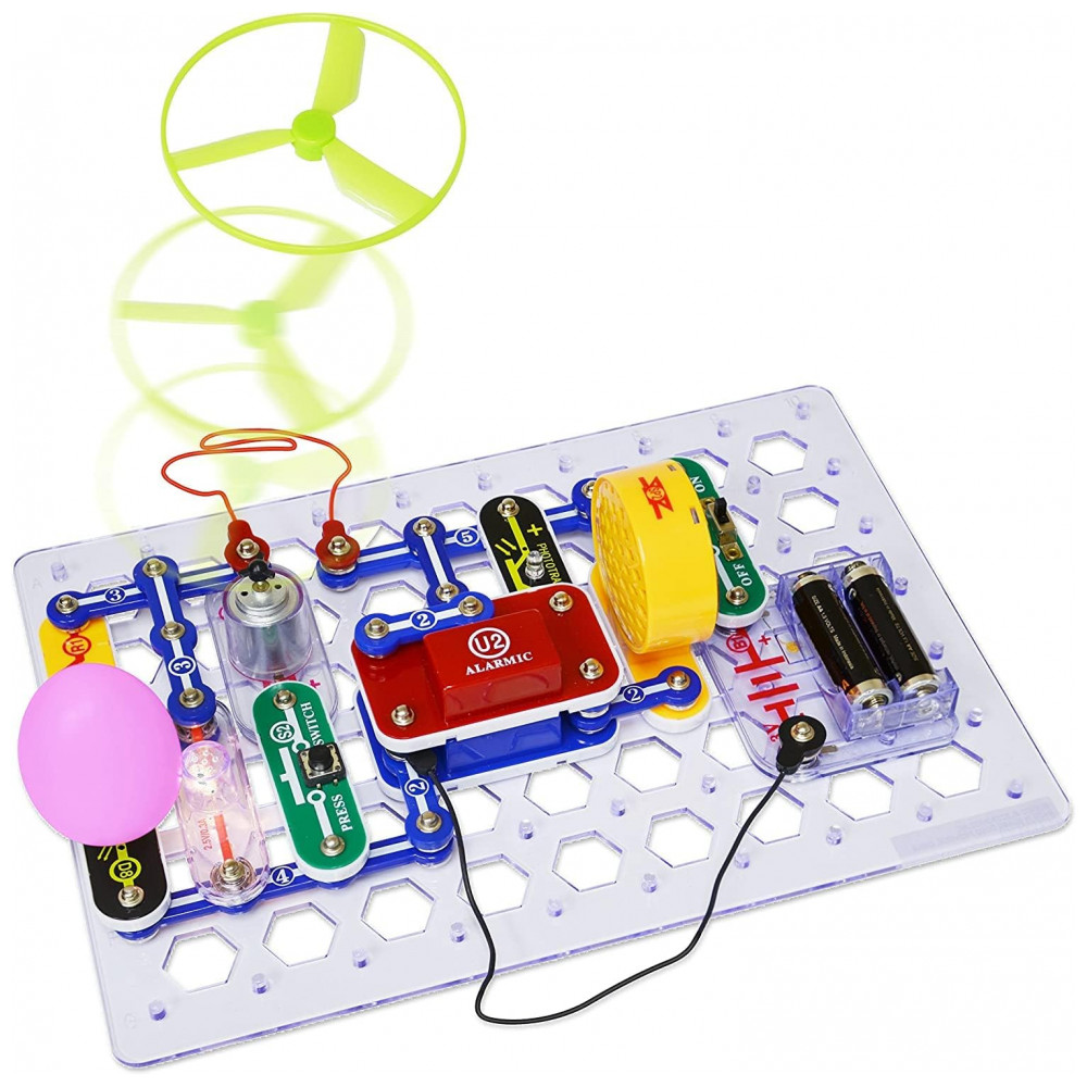 Snap Circuits Jr. Select SC-130 – Kit Educacional de Eletrônica com Mais de 130 Projetos para Crianças a Partir de 8 Anos - Imagem 2