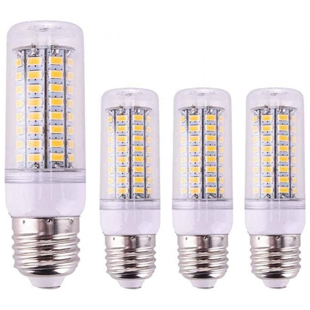 Kit 3 Lâmpadas LED Milho JHONG E27 9W 56 LEDs SMD5730 Bivolt Luz Quente e Fria Iluminação Econômica para Casa e Escritório - Imagem 3