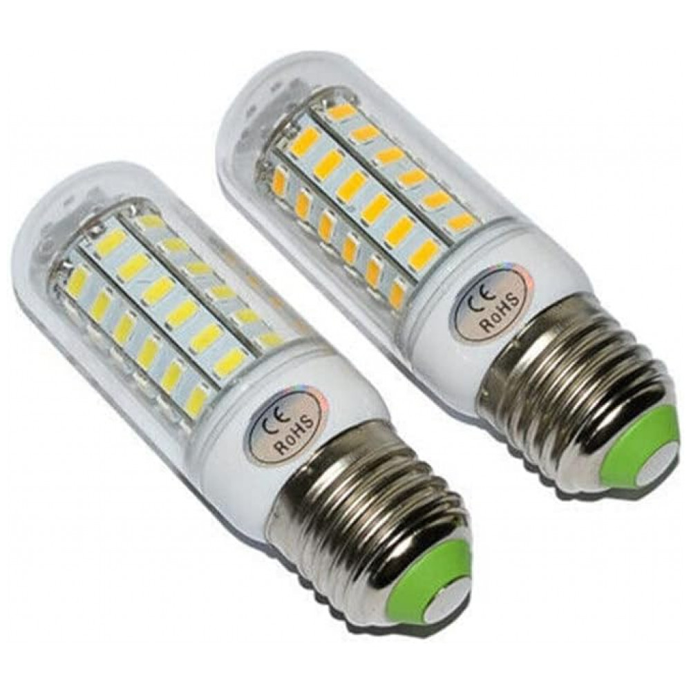 Kit 3 Lâmpadas LED Milho JHONG E27 9W 56 LEDs SMD5730 Bivolt Luz Quente e Fria Iluminação Econômica para Casa e Escritório - Imagem 4