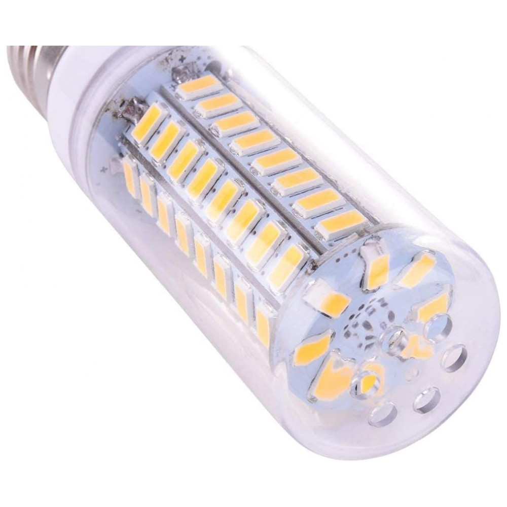 Kit 3 Lâmpadas LED Milho JHONG E27 9W 56 LEDs SMD5730 Bivolt Luz Quente e Fria Iluminação Econômica para Casa e Escritório - Imagem 8