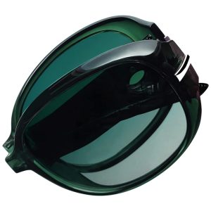 Óculos de Sol Feminino Dobrável com Proteção UV Joopin A13 Verde Transparente