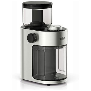 Moedor de Grãos de Café Aço Inox Até 12 Xícaras 110v BRAUN KG7070 Prateado