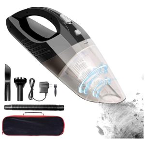 Aspirador de Pó Automotivo Portátil Sem Fio com Sucção Forte para Casa e Carro JACKMO 8542144773 Branco