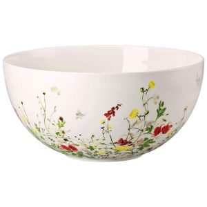 Tigela de 25 cm com Estilo Clássico Material em Porcelana de Ossos e Formato Redondo Rosenthal Branca Colorida