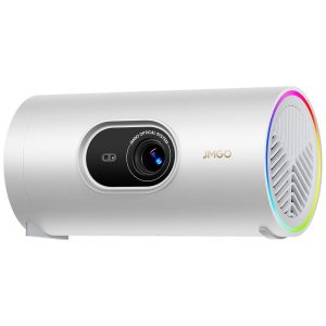 Projetor Mini Portátil JMGO PicoPlay Branco 1080P FHD 400 ISO Lumens Google TV 8W Dolby Digital Wi-Fi Bluetooth (99 caracteres) Projetor Mini Portátil JMGO PicoPlay Branco 1080P FHD
