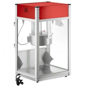 Máquina de Pipoca Comercial Carnival King Glownary Caldeira 340 g 1360W 120V Vermelha