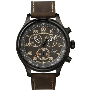 Relógio Masculino Analógico Expedition com Cronógrafo de Quartzo Modelo TIMEX T49905 Marrom Escuro