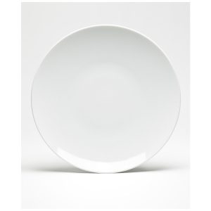 Prato para Jantar de 28 cm Estilo Moderno com Formato Redondo e Material de Porcelana Rosenthal Branco