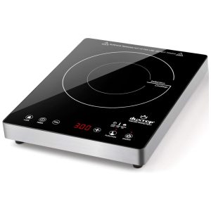 Cooktop de Indução Elétrico Portátil de Vidro com Controle Digital 110V 1800W Duxtop E200A Preto