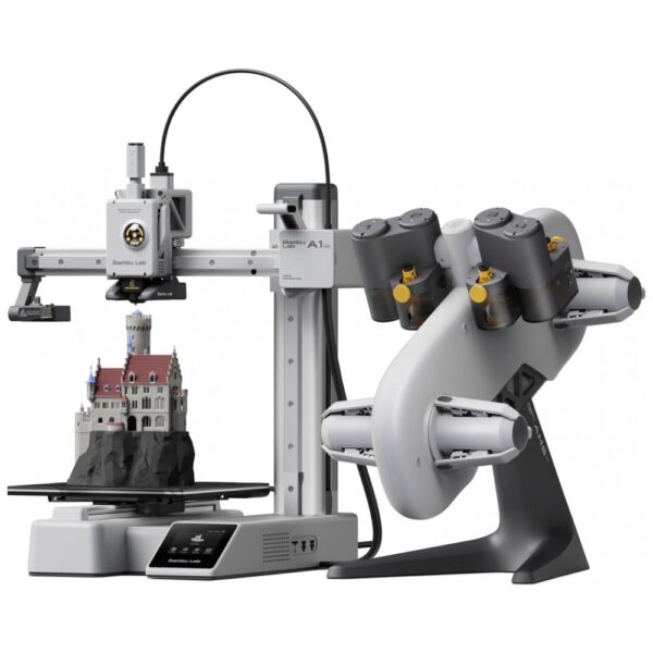 Impressora 3D Bambu Lab A1 Mini Combo, A1 Mini e AMS Lite - Impressão MultiColor de Alta Velocidade e Precisão,BAMBULAB