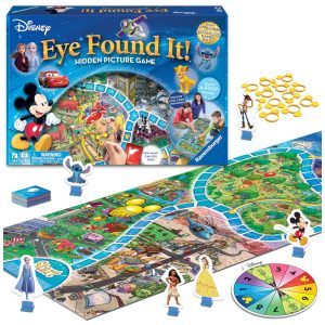Jogo de Tabuleiro Ravensburger Disney Eye Found It - Divertido Aprendizado com os Favoritos da Disney para Idades a partir de 4 Anos