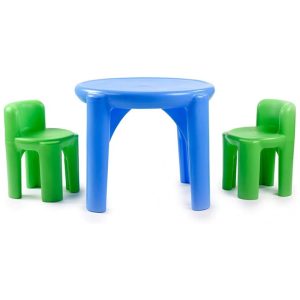 Mesa de Atividades com 2 Cadeiras para Crianças de 1 a 6 Anos Little Tikes